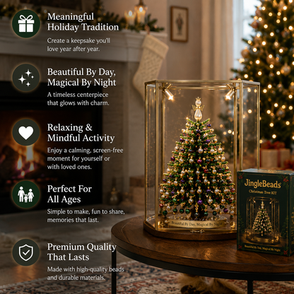 Beaded Christmas DIY Magic Tree Kit