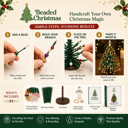 Beaded Christmas DIY Magic Tree Kit