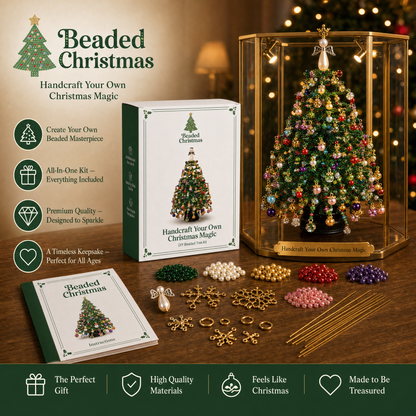 Beaded Christmas DIY Magic Tree Kit