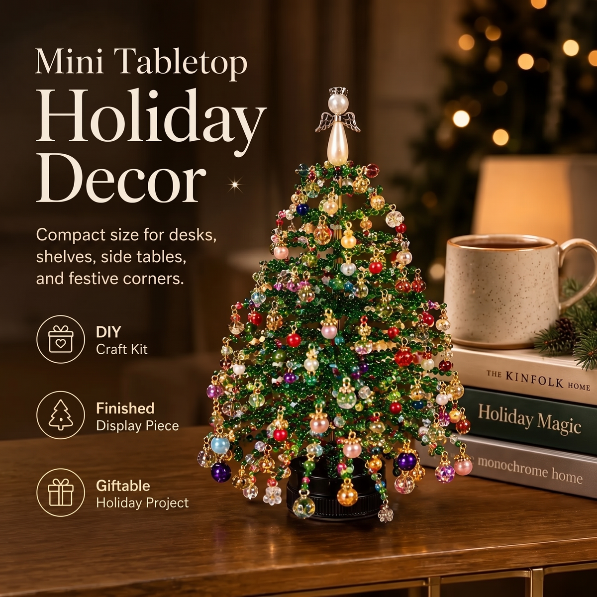 Beaded Christmas DIY Magic Tree Kit