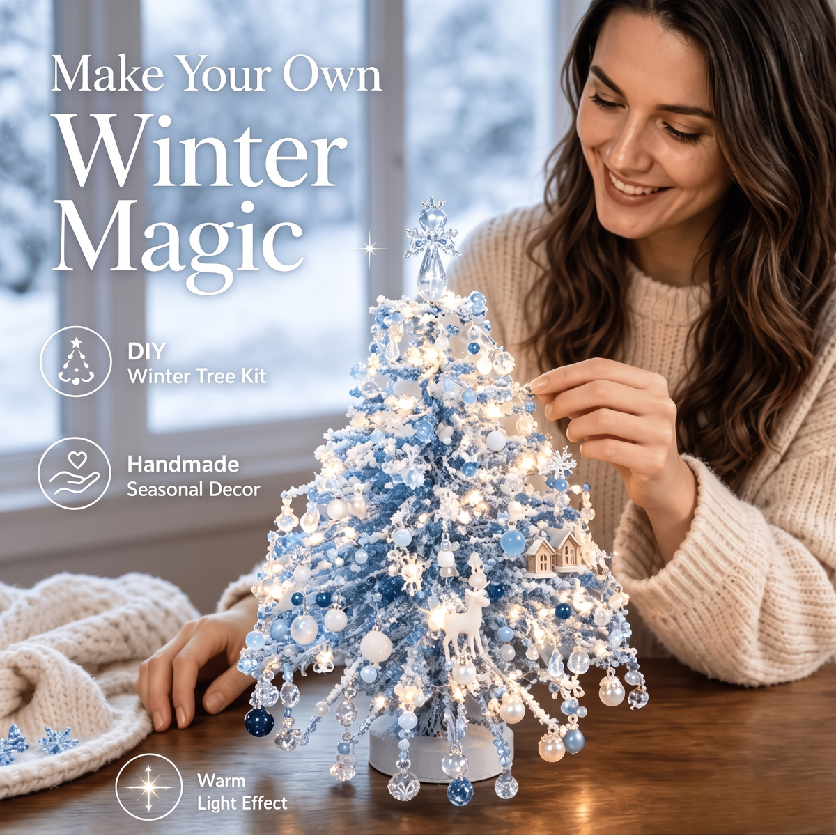 Beaded Christmas DIY Magic Tree Kit